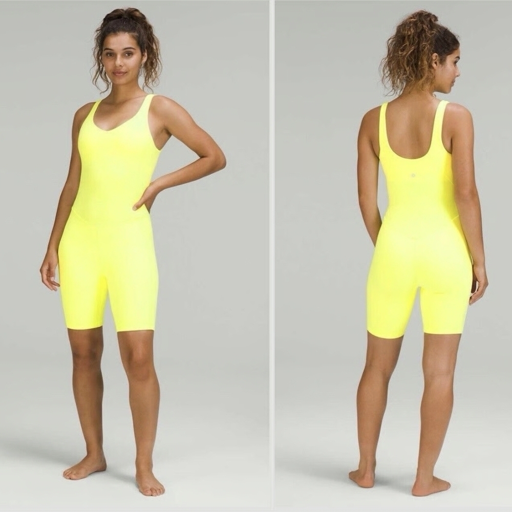 Lululemon Athletica Bright Yellow Sleeveless Top